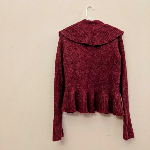 Victoria's secret sweater cardigan shrug flounce flare sleeves beautiful - Picture 2 of 4